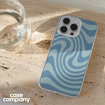 Afbeelding van Case Company® hoesje geschikt voor Xiaomi 13 Swirl Blauw Soft Cover Telefoonhoesje Bescherming aan alle Kanten en Schermrand