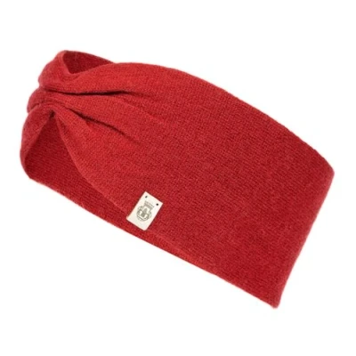 Afbeelding van ROECKL Hoofdband Pure Cashmere Headband Red Rood
