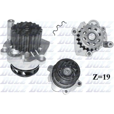 Afbeelding van DOLZ A249 Waterpomp 19 Met riemschijf VOLKSWAGEN: Golf 5, Transporter Caddy 3, SKODA: Fabia 2, I Hatchback, Octavia II Hatchback
