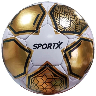Afbeelding van SportX Voetbal Gold White Star Metallic 330 350gr.