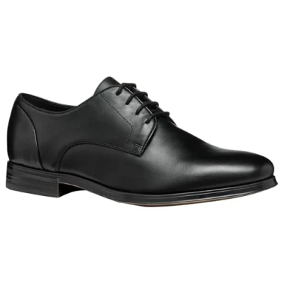 Afbeelding van Geox U Rezzonico Sportieve veterschoenen, Heren, Maat: 43, Black Leer