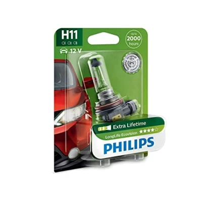 Afbeelding van PHILIPS 12362LLECOB1 Gloeilamp, verstraler H11 12V 55W 3000K Halogeen AUDI: A4 B8 Avant, A3 Sportback, A6 C7 BMW: 3 Saloon, Touring, Coupe