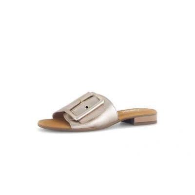 Afbeelding van Gabor Dames Slipper Puder Rhodos G Breedte GOUD 37