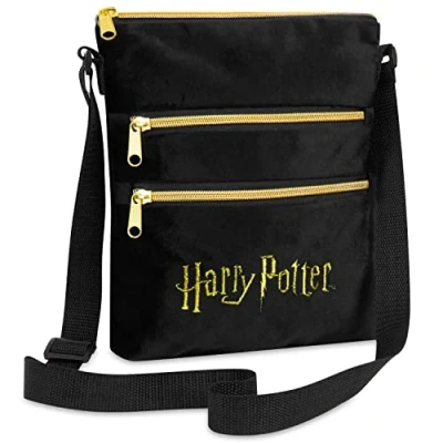 Afbeelding van Harry Potter Handtas Schoudertassen voor dames en meisjes, zwart, zwart.
