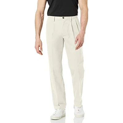 Image de Amazon Essentials Pantalon chino plissé infroissable pour homme (disponible en grandes tailles larges), pierre, 83,8 x 76,2 cm (l L)