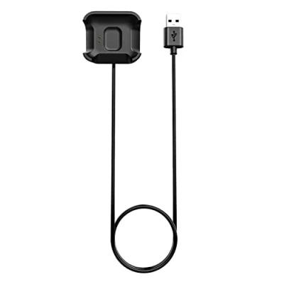 Afbeelding van MoKo Oplader compatibel met Xiaomi Mi Watch Lite/Redmi Watch, draagbaar laadstation USB kabel, 1 m, zwart