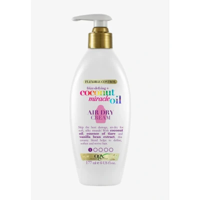 Afbeelding van OGX Frizz Defying + Coconut Miracle OIL AIR DRY Cream Haarverzorging, Maat: 177 ml,