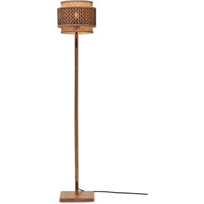 Afbeelding van GOOD&amp;MOJO Vloerlamp Bhutan Bamboe/Zwart 20x20x145cm Bruin