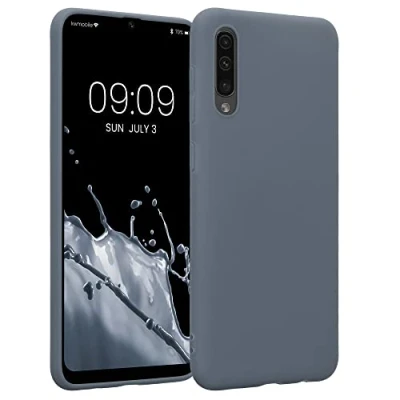 Afbeelding van kwmobile telefoonhoesje geschikt voor Samsung Galaxy A50 Hoesje smartphone Back cover in leisteen