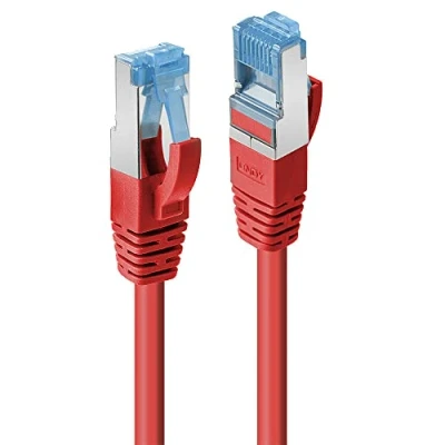 Afbeelding van LINDY 47161 RJ45 Netwerkkabel, patchkabel CAT 6A S/FTP 0.50 m Rood 1 stuk(s)