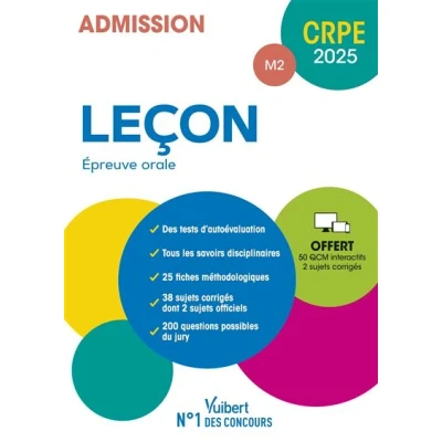 Image de CRPE 2025 Leçon Epreuve orale (M2)
