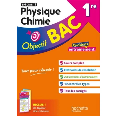 Image de Objectif BAC 1re spécialité Physique Chimie 2025