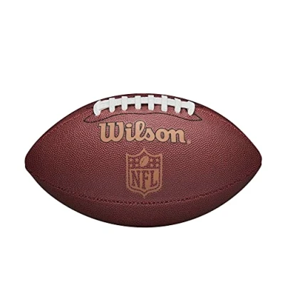 Afbeelding van Wilson NFL American Football Ignition Composiet Cover Recreatief Volwassenen Officiële Maat Bruin (inclusief oppomp nippel)