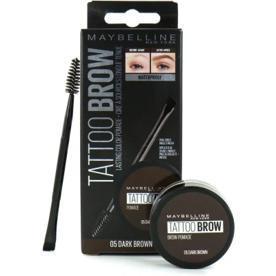 Afbeelding van Maybelline Tattoo Brow Lasting Color Pomade 05 Dark Brown