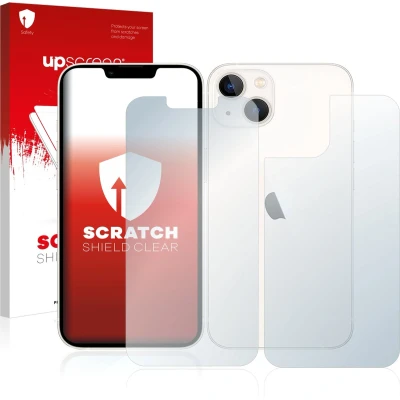 Afbeelding van upscreen Screenprotector voor Apple iPhone 13 (Voor+Achter) Folie Beschermfolie transparant
