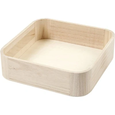 Afbeelding van Dienblad, afm 25x25 cm, h: 7 1 stuk, Keizerin boom