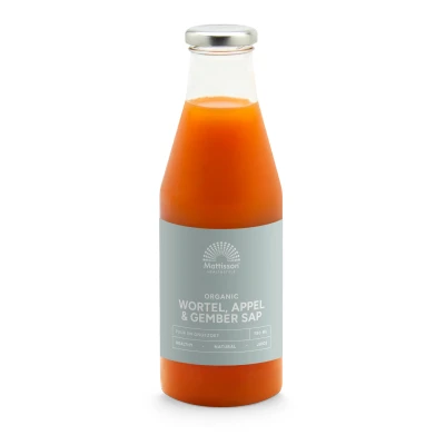 Afbeelding van Mattisson Biologische Wortel Appel Gembersap 750 ml