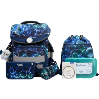 Afbeelding van School Mood Timeless Pro Schooltas set 7 delig
