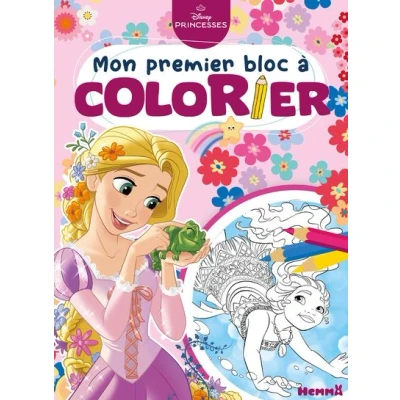 Image de Disney Princesses Mon premier bloc à colorier (Raiponce et Vaiana)