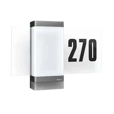 Afbeelding van Steinel 067205 LED AUSSENLEUCHTE L 270 DIGI SC ANT buitenlamp met bewegingsmelder (wand) vast ingebouwd 7.8 W Antraciet grijs