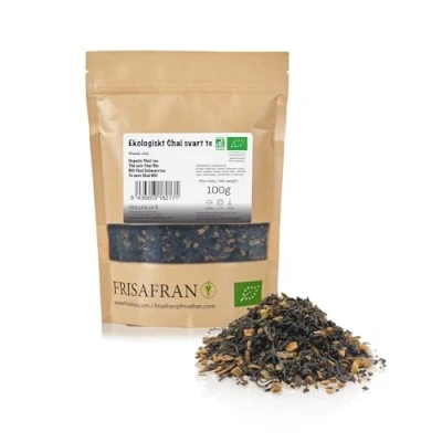 Afbeelding van FRISAFRAN Zwarte kaneel groene losse thee Antioxidant Verkwikkend 100 GR