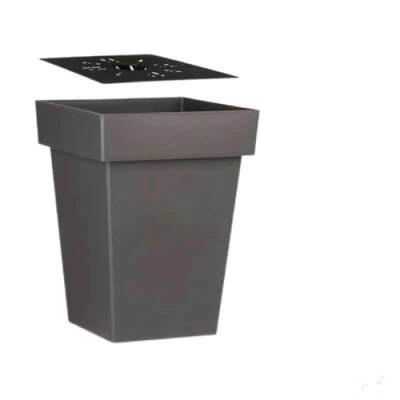 Afbeelding van Zelfwaterende bloempot Grijs Plastic (37 x 51 37 cm) (6 Stuks)