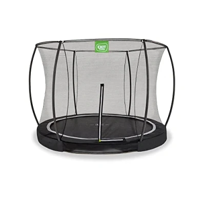 Afbeelding van EXIT inground trampoline ø244cm Black Edition (zwart)