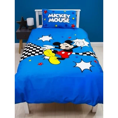 Afbeelding van Disney Mickey Mouse dekbedovertrek, dekbedovertrek en kussensloop, beddengoed
