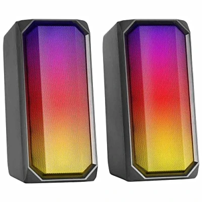 Afbeelding van MARSGAMING MSRGB, krachtige Bluetooth luidspreker, 15 W, RGB Full Mesh, 2 actieve luidsprekers, zwart