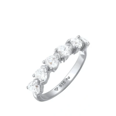 Afbeelding van Elli Sparkling Elegant Ring, Dames, Maat: 54, Silberfarben