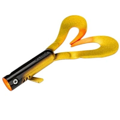Afbeelding van LMAB Drunk Dancer 23cm Gold Orange Softbait