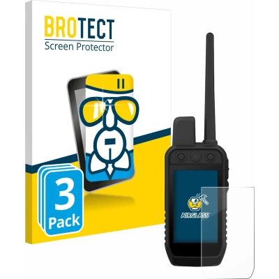 Afbeelding van BROTECT Screenprotector voor Garmin Alpha 300 K Folie Beschermfolie Beschermglas transparant (3 Stuks)