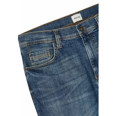 Afbeelding van Mustang Straight leg jeans Denim blue, Heren, Maat: 36x36, blue