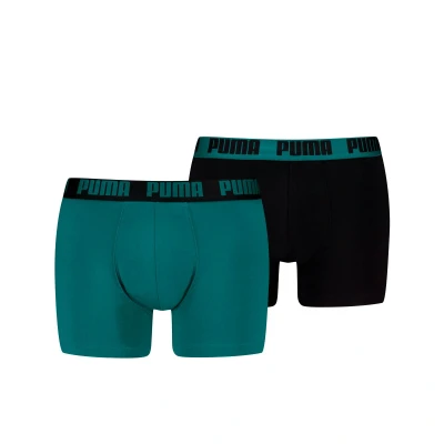 Afbeelding van Puma Boxershorts Basic 2 pack Sea Green M