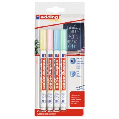 Image de edding Marqueurs à craie 4 pcs Multicolore 4085