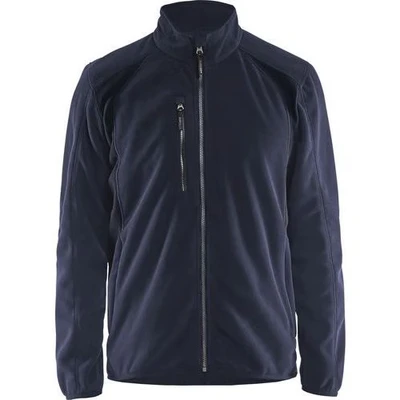 Image de Veste micropolaire marine foncé/noir