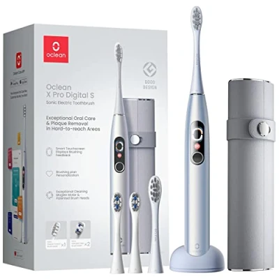 Afbeelding van Oclean X PRO DIGITAL SET Volwassene Sonische tandenborstel Zilver