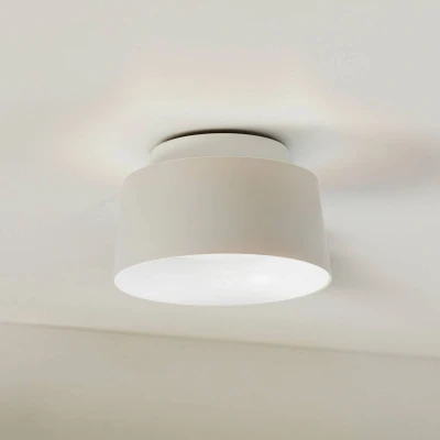 Afbeelding van LOOM DESIGN LED plafondlamp Cookie, wit aluminium Ø 15 cm
