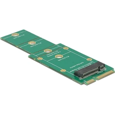 Afbeelding van Delock M.2 NGFF naar mSATA adapter, Accessoires voor harde schijven