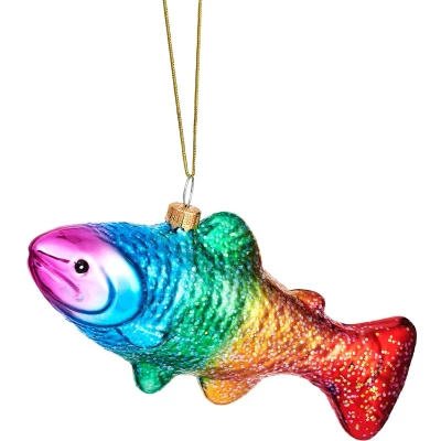 Afbeelding van Regenboog forel kerstbal Sass &amp; Belle
