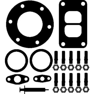 Afbeelding van MAHLE ORIGINAL 001 TA 18023 000 Turbocharger, montageset