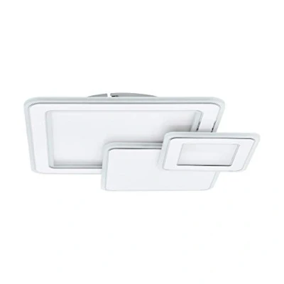 Afbeelding van EGLO Mentalurgia Plafond en Wandlamp 49 cm Wit/Chroom