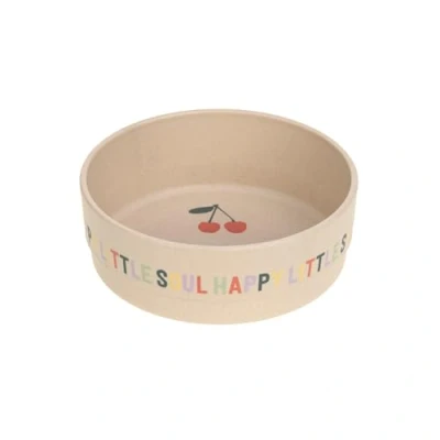 Afbeelding van LÄSSIG Kinderkom, BPA vrij, vaatwasser en magnetronbestendig, Happy Fruits Cherry schaal
