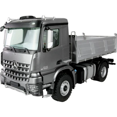 Afbeelding van Amewi 22692 Mercedes Benz Arocs Muldenkipper 4x4 anthrazit 1:14 Elektro RC truck RTR