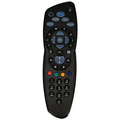Afbeelding van One For All MySKY afstandsbediening met 2 Duracell batterijen, werkt My SKY HD Decoder en Authentics 715 meerkleurig