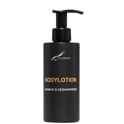 Afbeelding van Bodylotion Sweet Orange &amp; Cedarwood 300 ml met pomp zwarte fles