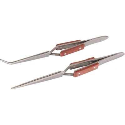 Afbeelding van Silverline Pincetten Set 162 en 165 mm 2 delig