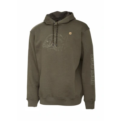 Afbeelding van Prologic Mirror Carp Hoodie Ivy Green M Vis trui