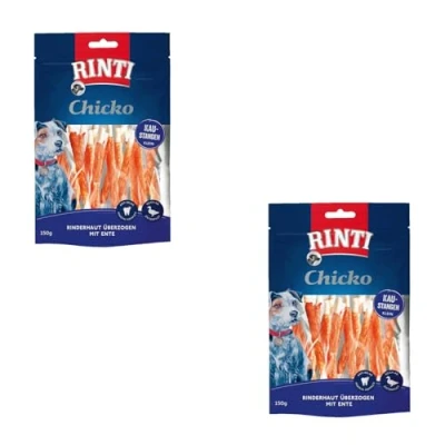 Afbeelding van 18x 150g RINTI Chicko Kauwsticks Klein Eend Hondensnacks