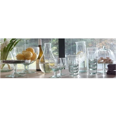 Afbeelding van L.S.A. Mia Vaas Trio 11,5 cm Set van 3 Stuks Assorti Transparent / Recycled Glass